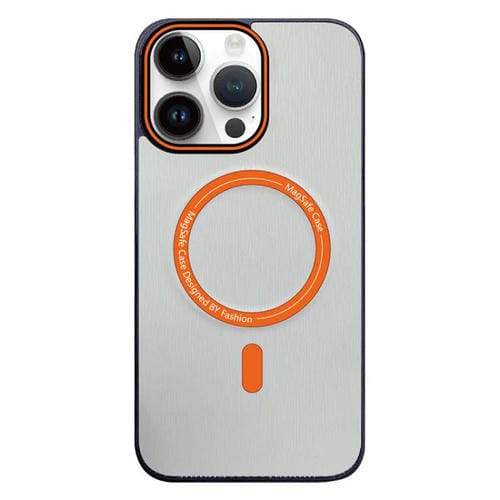 Funda para Teléfono iPhone 16 Pro Textura Madera Imitación Color En Contraste (Gris Titanio)