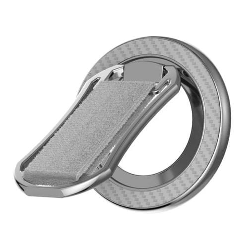 Pulsera Multifuncional Plegable con Anillo Magnético y Soporte para Teléfono Magsafe (Gris)