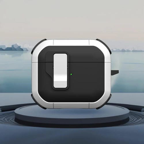 Estuche para Auriculares Inalámbricos Airpods 3 Starship con Interruptor Magnético (Negro y Blanco)