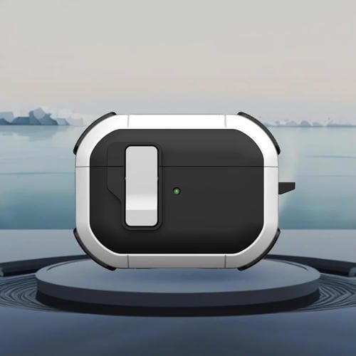 Estuche para Auriculares Inalámbricos Airpods Pro 2 Starship con Interruptor Magnético (Negro y Blanco)
