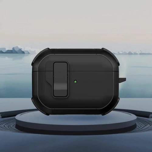 Estuche Para Auriculares Inalámbricos Airpods Pro Starship Con Interruptor Magnético (Negro)