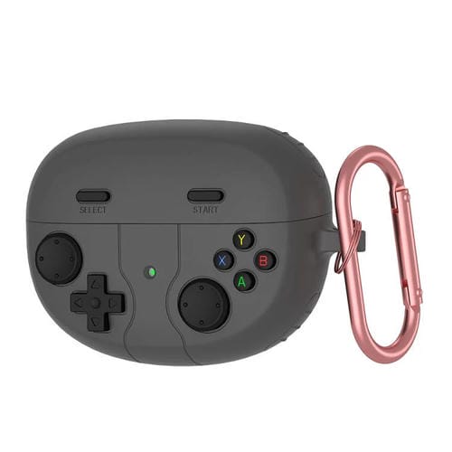 Estuche de Silicona para Auriculares Bose Ultra Open Earbuds Estilo Consola Retro (Gris Oscuro)