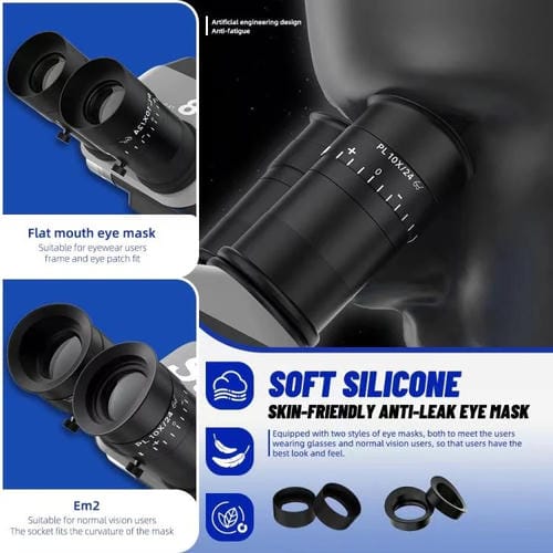 Stereomikroskop TrinOkular Kaisi S8 mit Zoom 6,7-52X