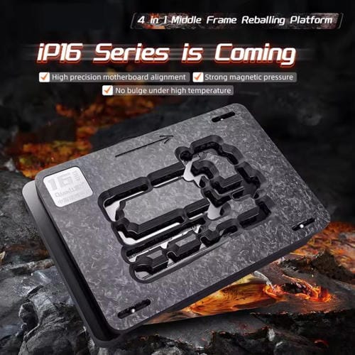 Plateforme de Reballing BGA Magnétique 4 en 1 Qianli Apple iPhone 16