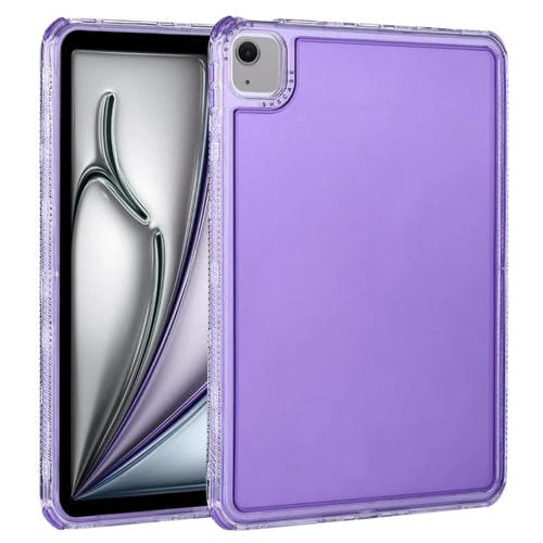 Funda Híbrida TPU y PC 3 en 1 para iPad Air 13 (2024) y Pro 12.9 (2022) (Morada)