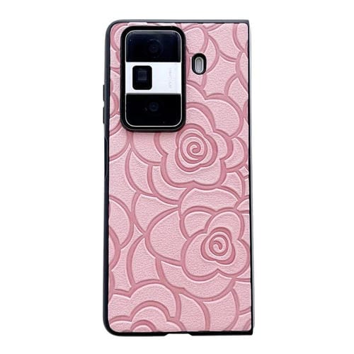 Funda Protectora para Teléfono For Honor Magic Vs Impression con Estampado de Camelias (Rosa)