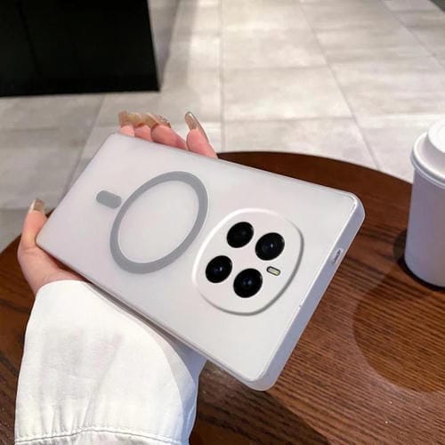 Funda para Teléfono For Honor Magic7 con Protección Contra Frío e Hielo y Orificios Finos Magsafe (Gris Titanio)