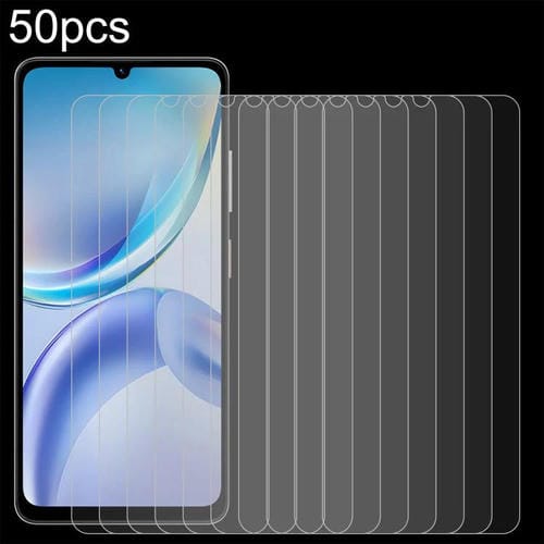 Película de vidrio templado 9H 2.5D de 0,26 mm para ZTE Blade A36 4G (50 unidades)