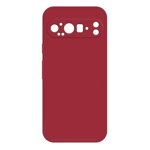 Funda Silicona Líquida Imitación para Google Pixel 9 Pro (Rojo Oscuro)