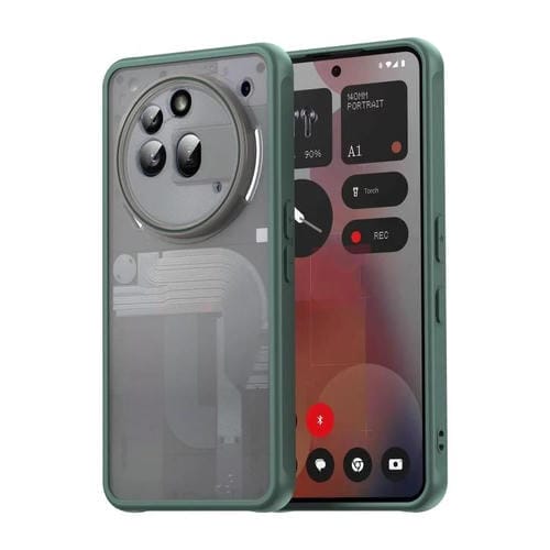 Funda Híbrida TPU y PC para Teléfono 3A Pro Fan Dun Series (Verde)