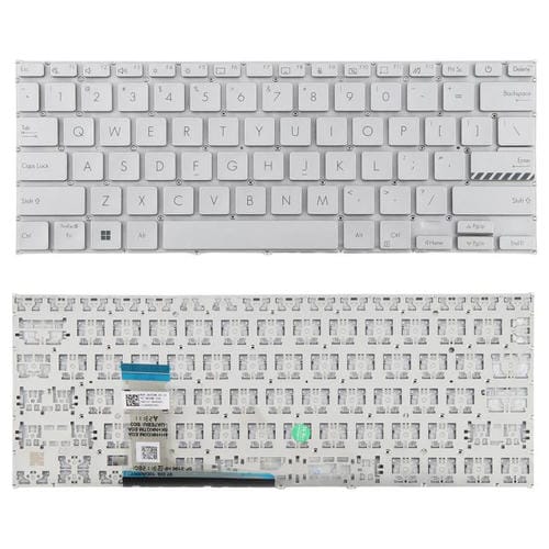 Teclado para Asus Vivobook 14 Pro X1402 M1402 D1402 F1402 X1403Z X1402Z (Versión USA) (Plateado)