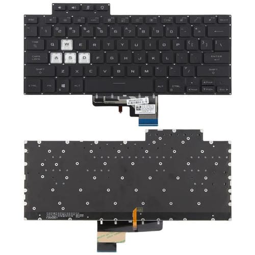 Teclado Retroiluminado para Asus Tuf Air Fx516 Fx516P Fx516Pr Fx516Pm Fa516 (Negro) (Versión USA)