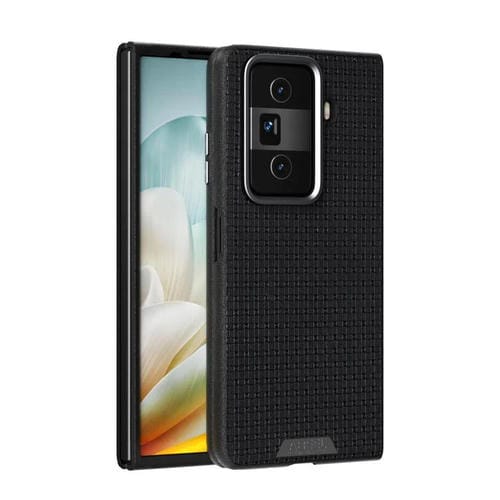 Funda de Cuero con Microrelieve 6D Magsafe para Honor Magic Vs3 Abeel Ruyi (Negro)