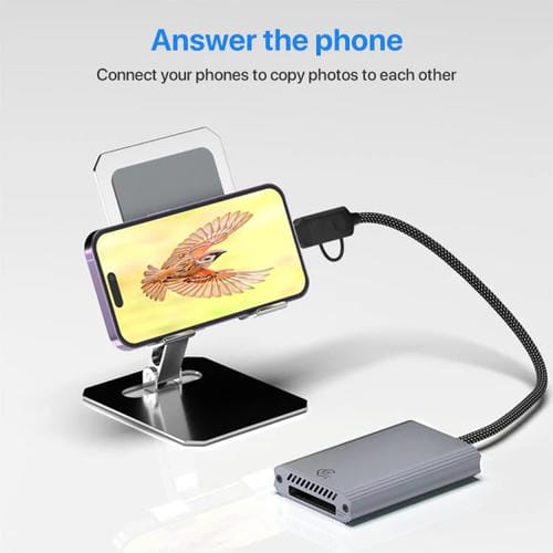 Lector de Tarjetas Tipo C USB a Cfexpress Tipo B (Gris)