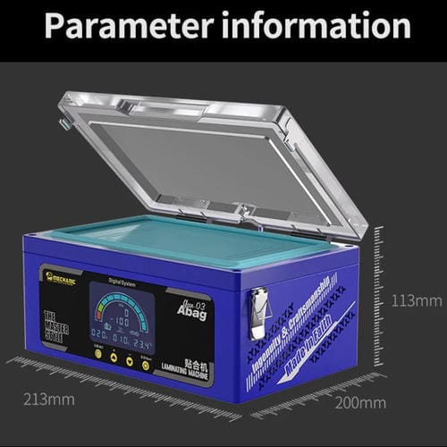 Máquina Laminadora de Bolsas de Aire Mechanic Gan-03 Abag de 8 Pulgadas Enchufe EE.UU