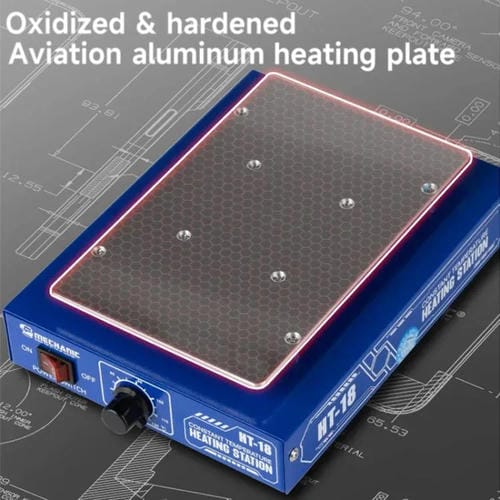 Thermostatisches Heizplattform Mechanic HT-18 mit intelligentem numerischem Steuerung US-Stecker.