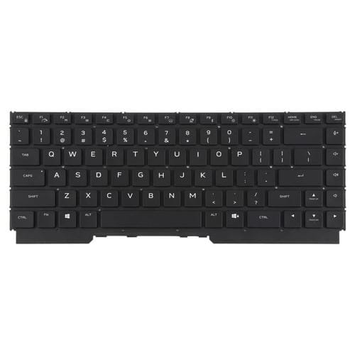 Teclado Retroiluminado Colorido Portátil Dell Alienware M15 R5 M15 R6 M15 R7 (Versão EUA) (Preto)