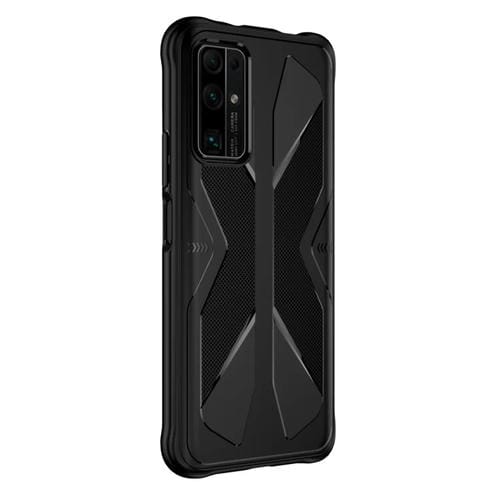 Para Huawei Honor X10 Butterfly Shadow Funda protectora de goma TPU a prueba de golpes (Negro)