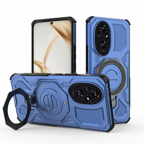 Funda magnética de TPU y PC para Honor 200 5G J-20 (azul)