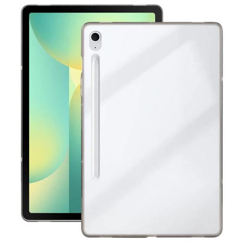 Funda híbrida de TPU y acrílico transparente para Samsung Galaxy Tab S9/S10 FE (negro)