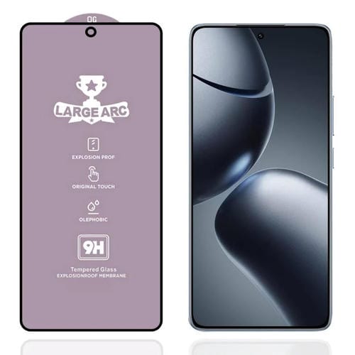 Película de vidrio templado de arco grande de aluminio de alta resistencia 9H de 0,4 mm para Xiaomi 14T/14T Pro