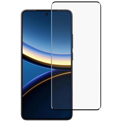 Película de vidrio templado de pantalla completa con borde curvo 3D para Xiaomi Poco F7