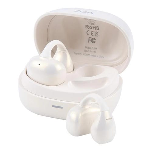 Auriculares inalámbricos Bluetooth con clip para la oreja ZGA GS21 (beige)