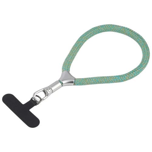8mm Adjustable Silver Buckle Wrist Short Strap Anti-lost Mobile Phone Lanyard(Matcha Green)