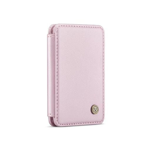 JEEHOOD J05 Bolsa para tarjetas magnéticas RFID de doble pliegue (rosa)