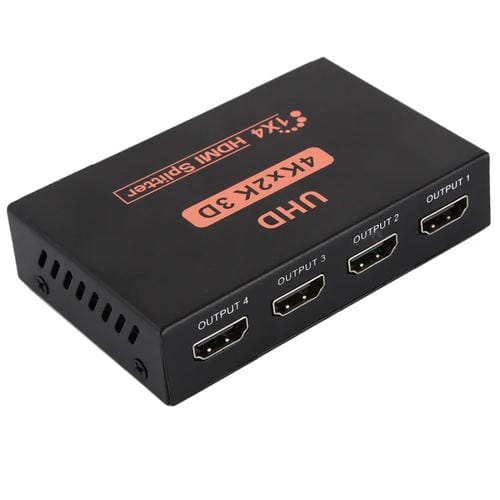 Divisor HDMI Cy10 UHD 4K x 2K 3D 1 x 4 con Enchufe del Reino Unido