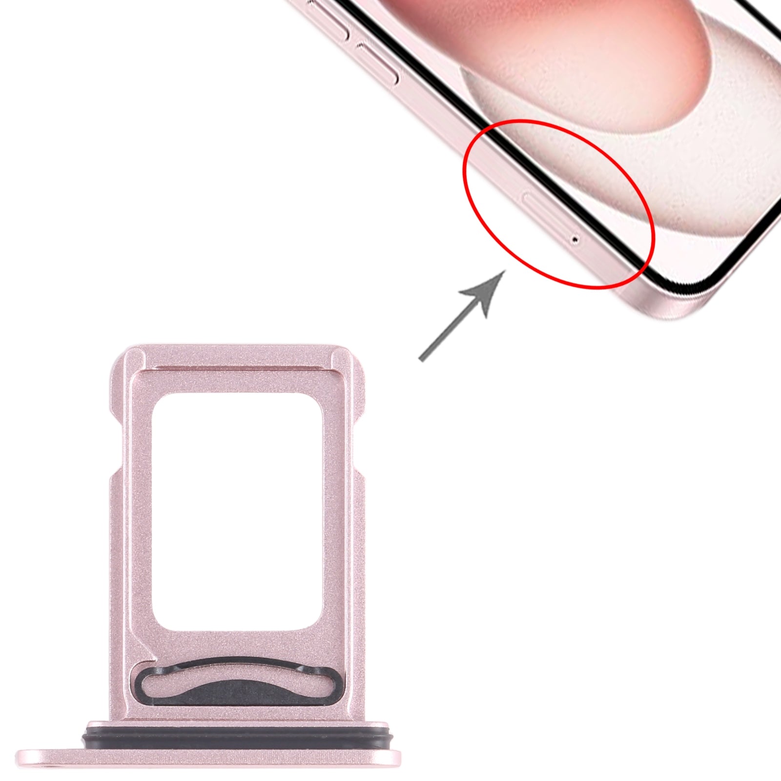 Bandeja Porta SIM DUAL SIM Apple iPhone 15 Rosa