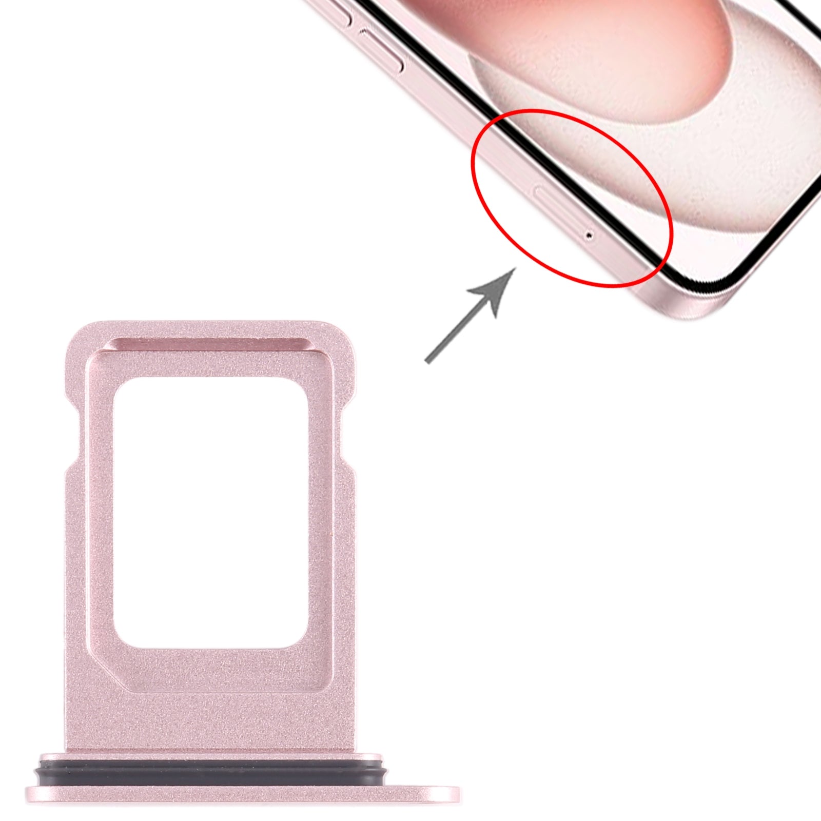Bandeja Porta SIM Micro SIM Apple iPhone 15 Rosa