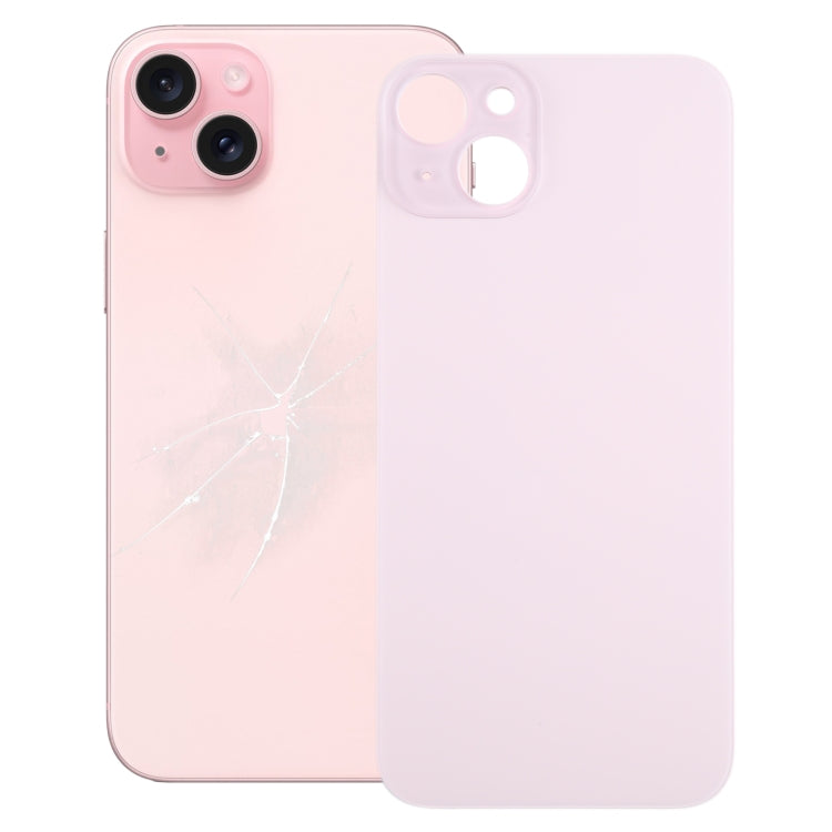 Tapa Bateria Back Cover (Agujero Grande) Apple iPhone 15 Plus Rosa