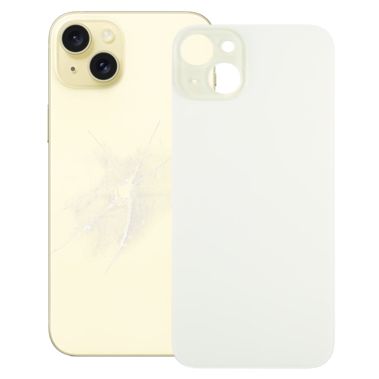 Tapa Bateria Back Cover (Agujero Grande) Apple iPhone 15 Plus Amarillo