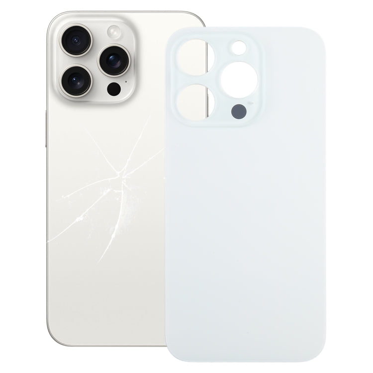 Tapa Bateria Back Cover (Agujero Grande) Apple iPhone 15 Pro Blanco