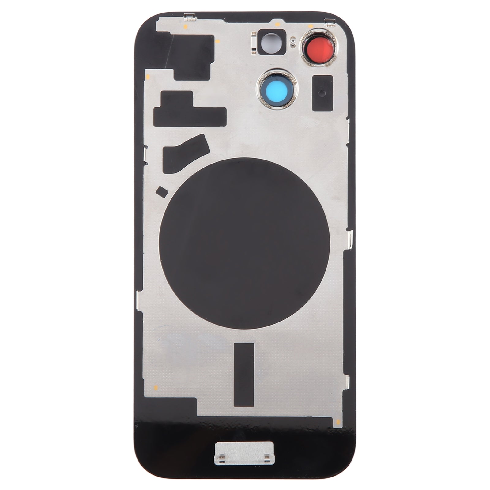 Tapa Bateria Back Cover + Lente Camara Apple iPhone 15 Plus Negro