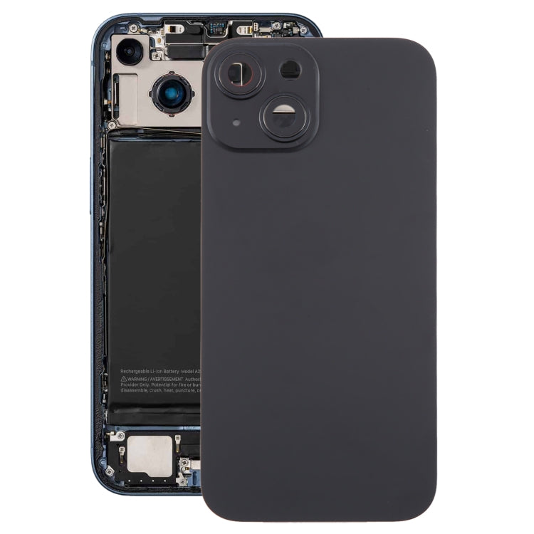 Tapa Bateria Back Cover + Lente Camara Apple iPhone 15 Plus Negro