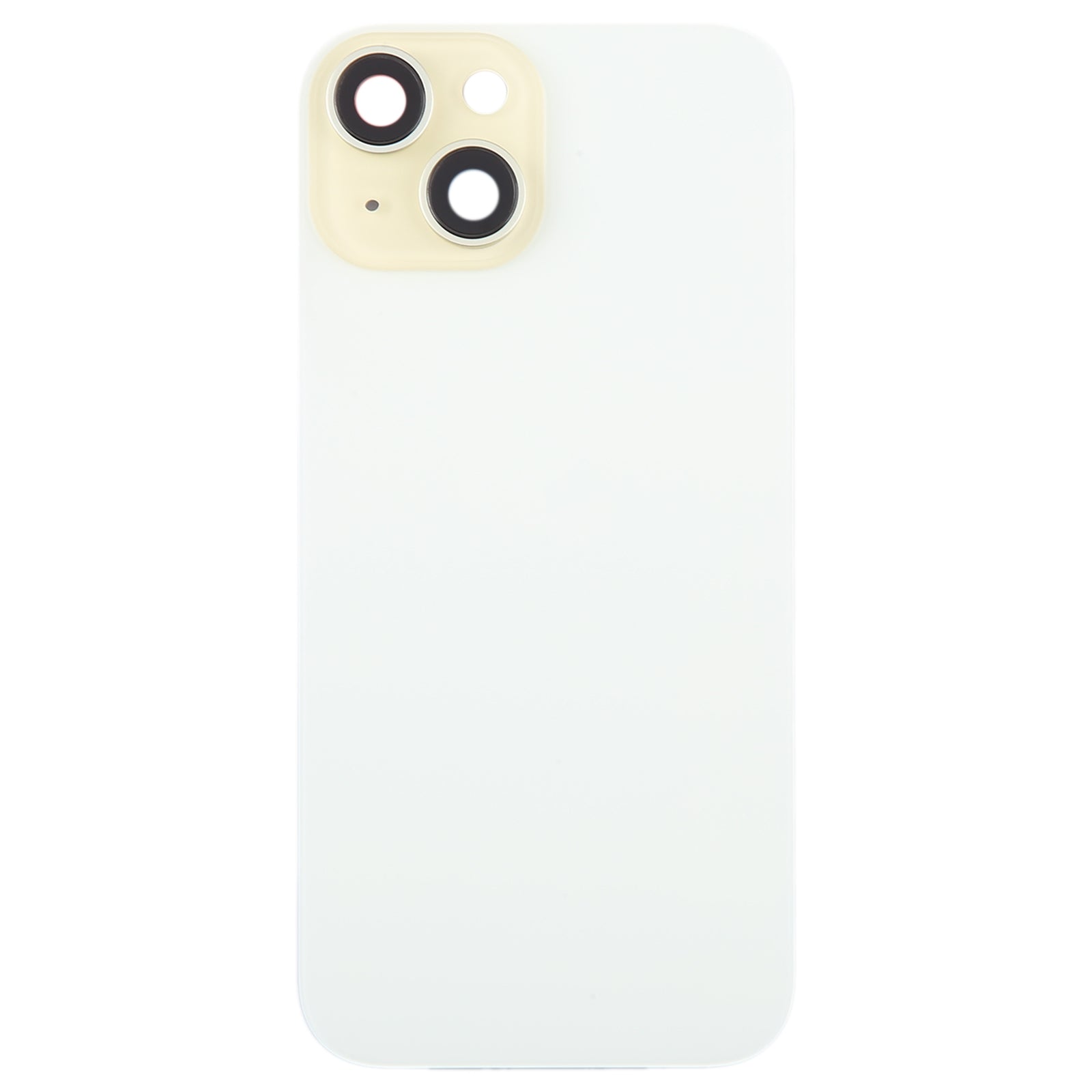 Tapa Bateria Back Cover + Lente Camara Apple iPhone 15 Plus Amarillo