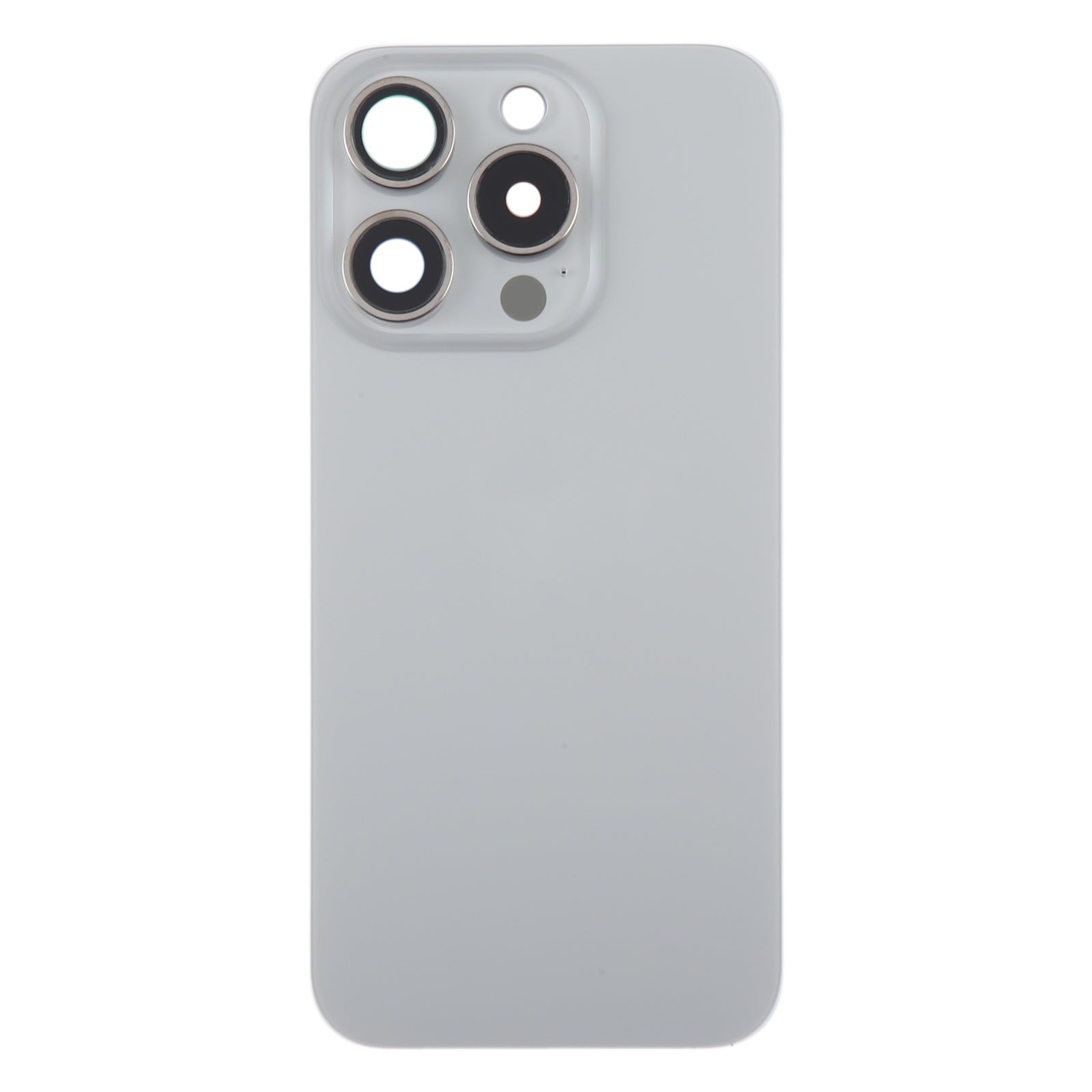 Tapa Bateria Back Cover + Lente Camara Apple iPhone 15 Pro Gris