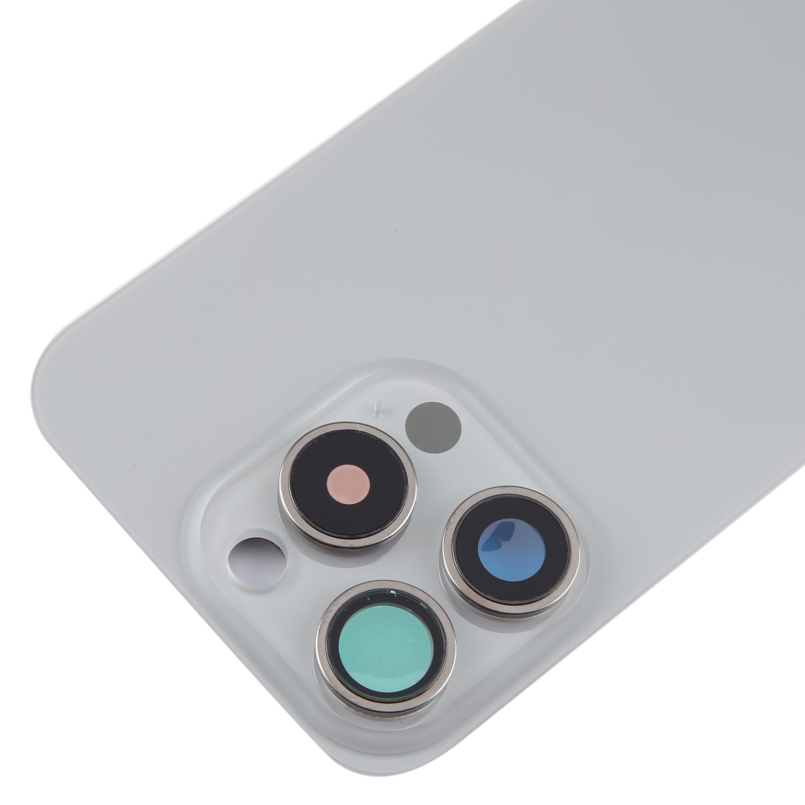 Tapa Bateria Back Cover + Lente Camara Apple iPhone 15 Pro Gris