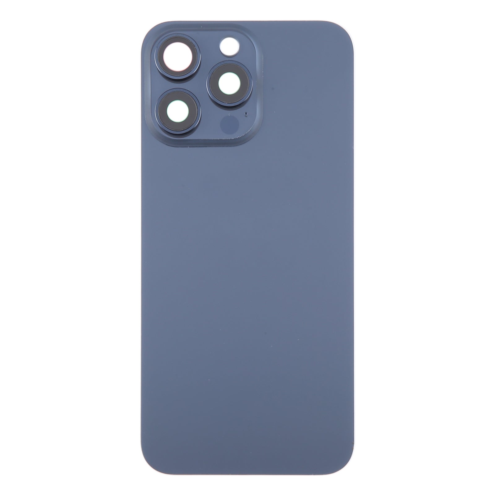 Tapa Bateria Back Cover + Lente Camara Apple iPhone 15 Pro Azul