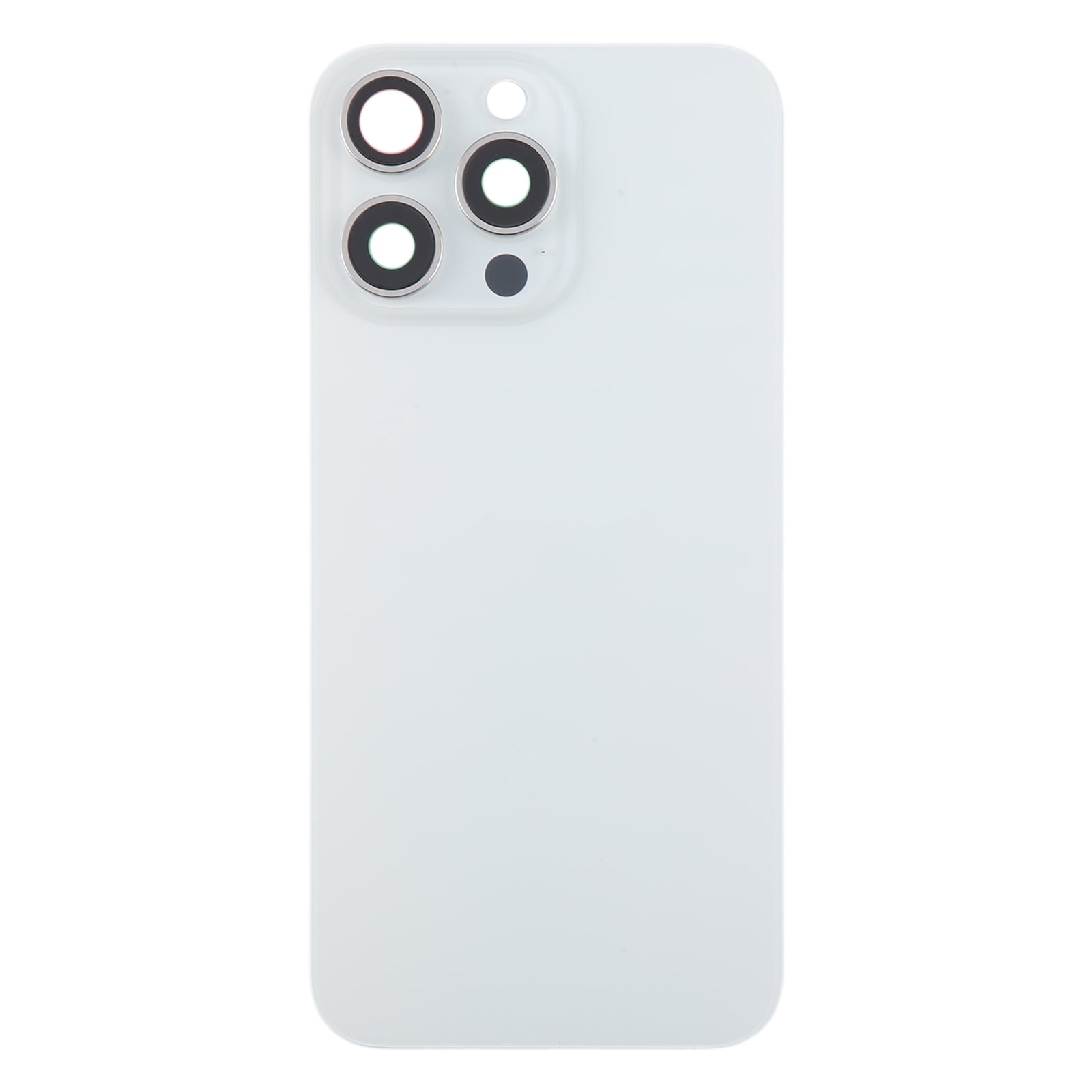 Tapa Bateria Back Cover + Lente Camara Apple iPhone 15 Pro Blanco