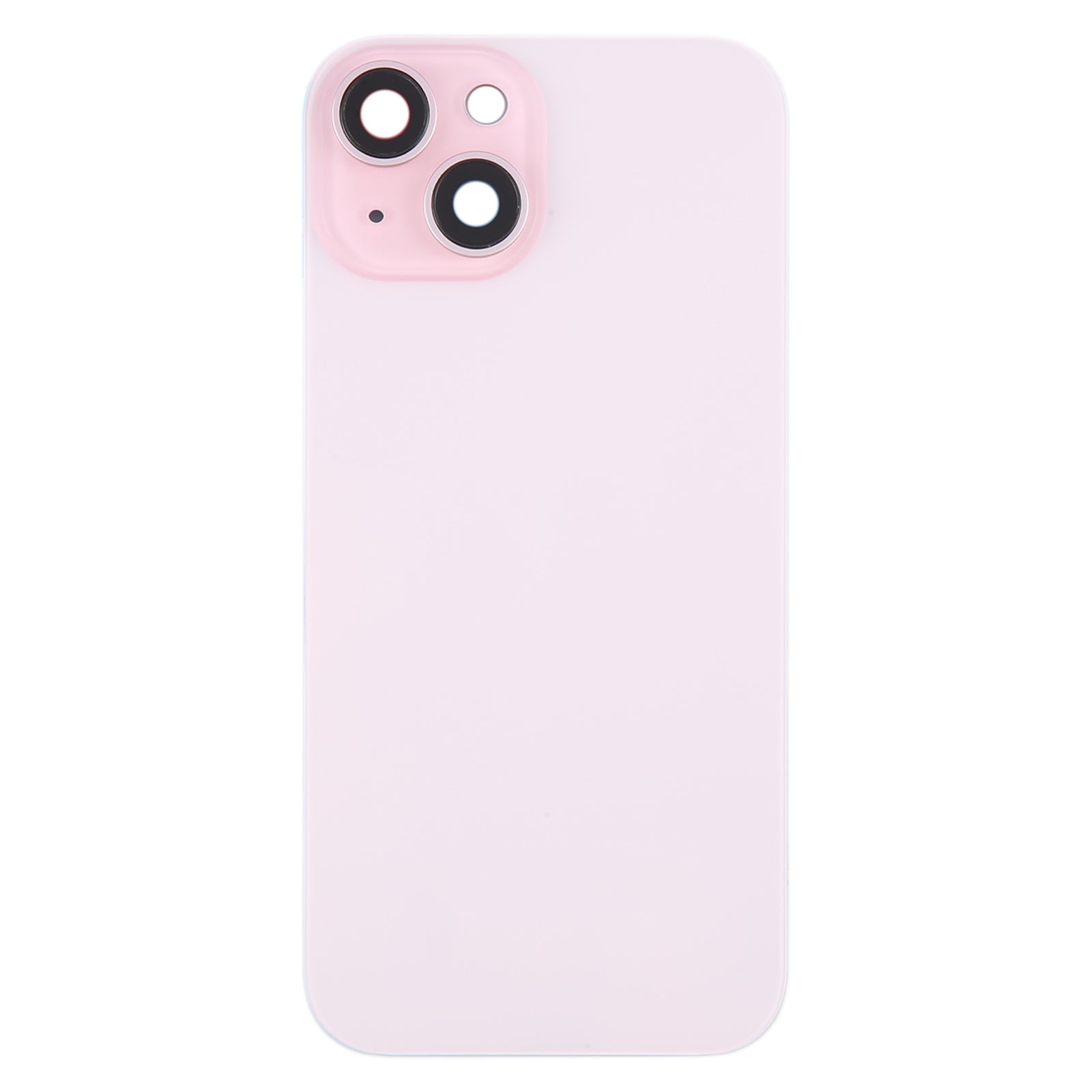 Tapa Bateria Back Cover + Lente Camara Apple iPhone 15 Rosa