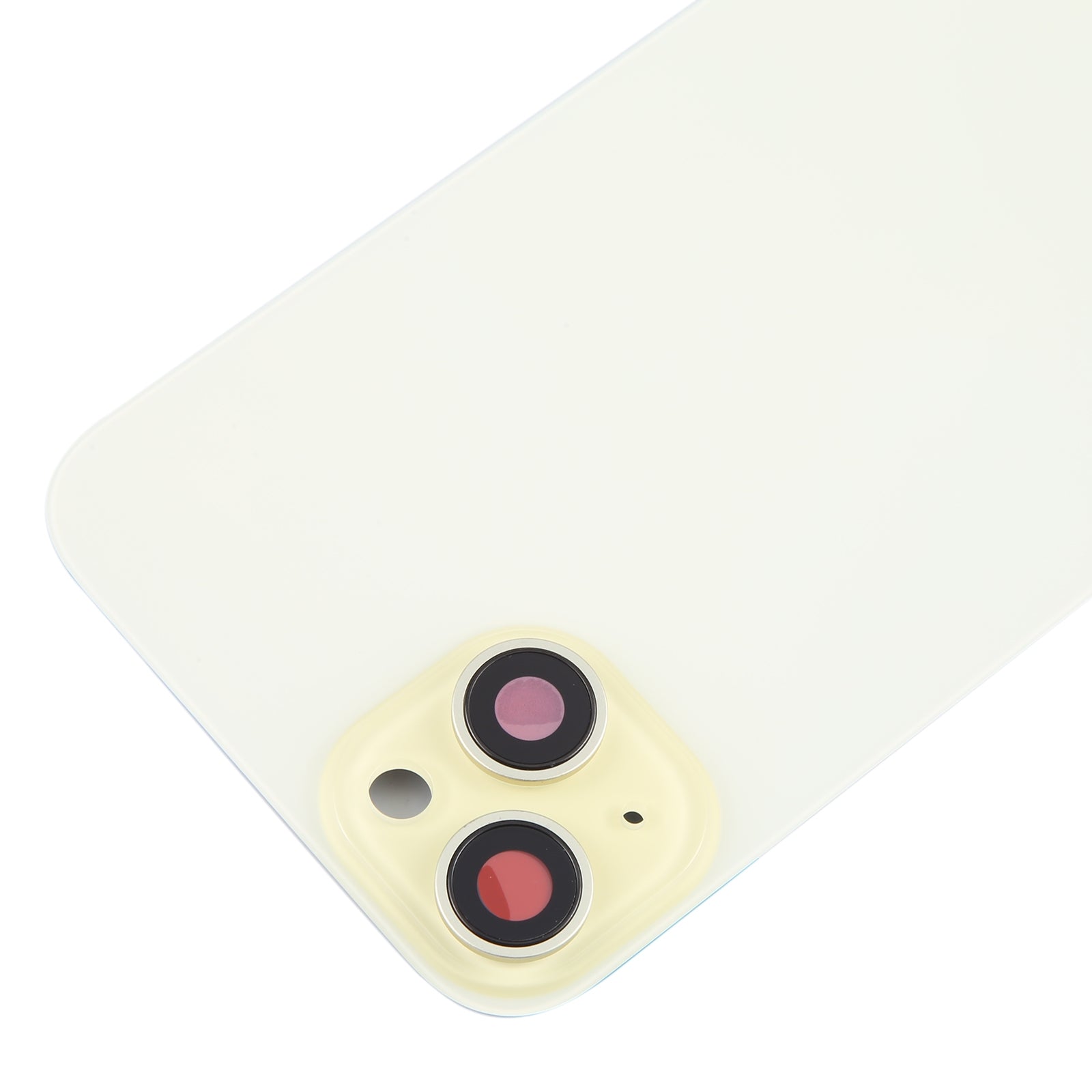 Tapa Bateria Back Cover + Lente Camara Apple iPhone 15 Plus Amarillo