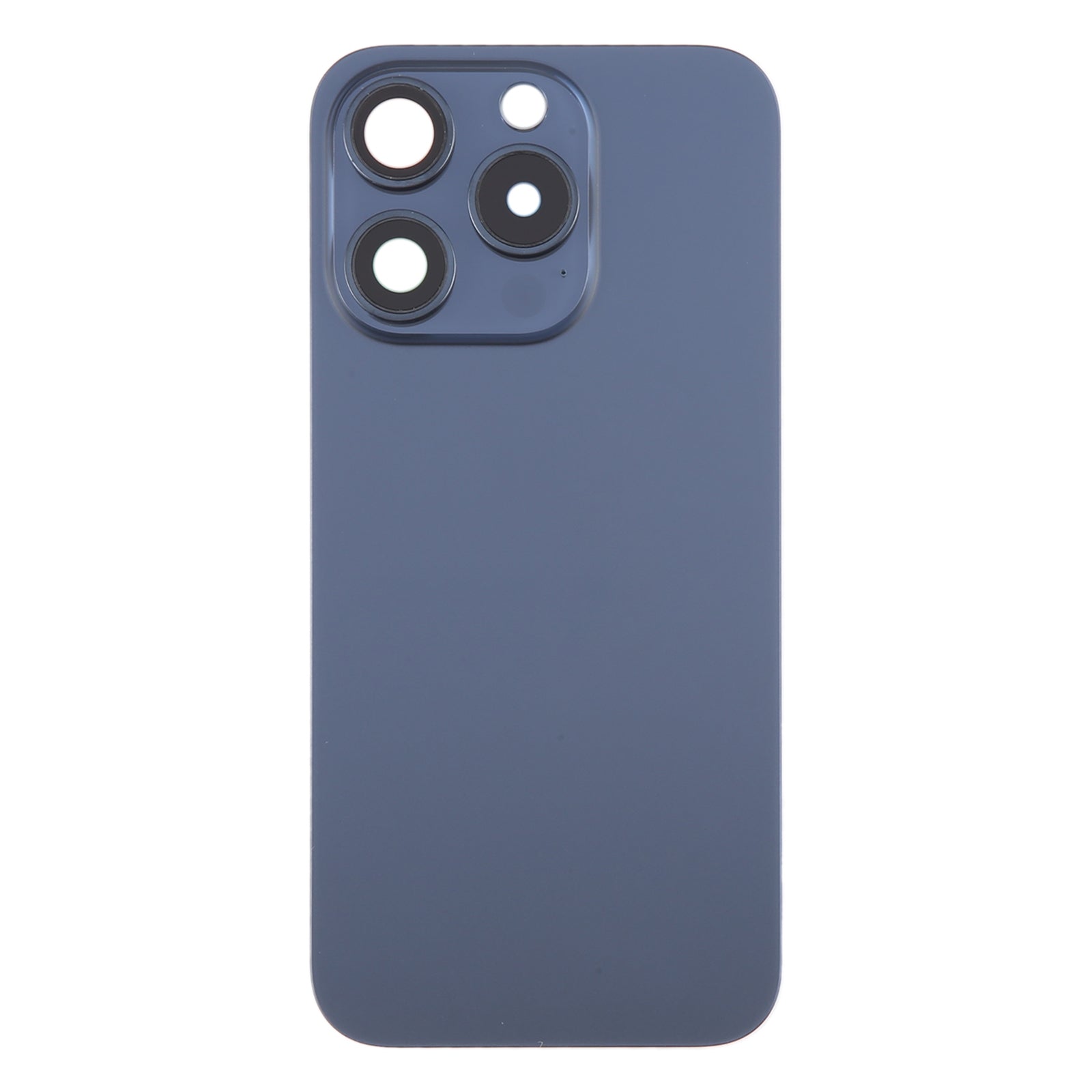 Tapa Bateria Back Cover + Lente Camara Apple iPhone 15 Pro Azul