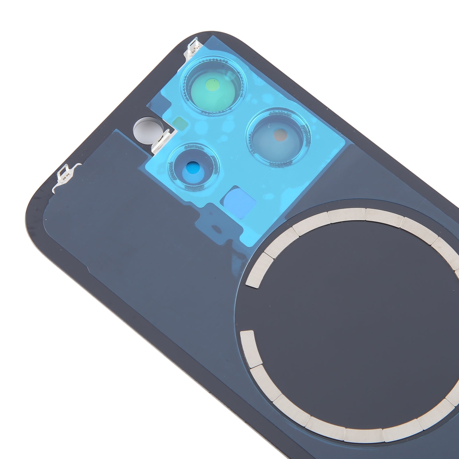 Tapa Bateria Back Cover + Lente Camara Apple iPhone 15 Pro Azul