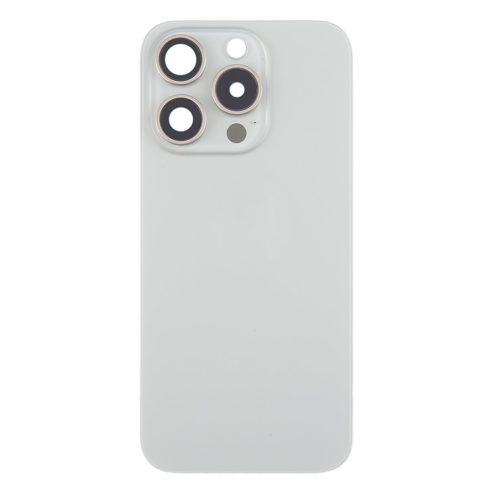 Tapa Bateria Back Cover + Lente Camara Apple iPhone 15 Pro Titanio