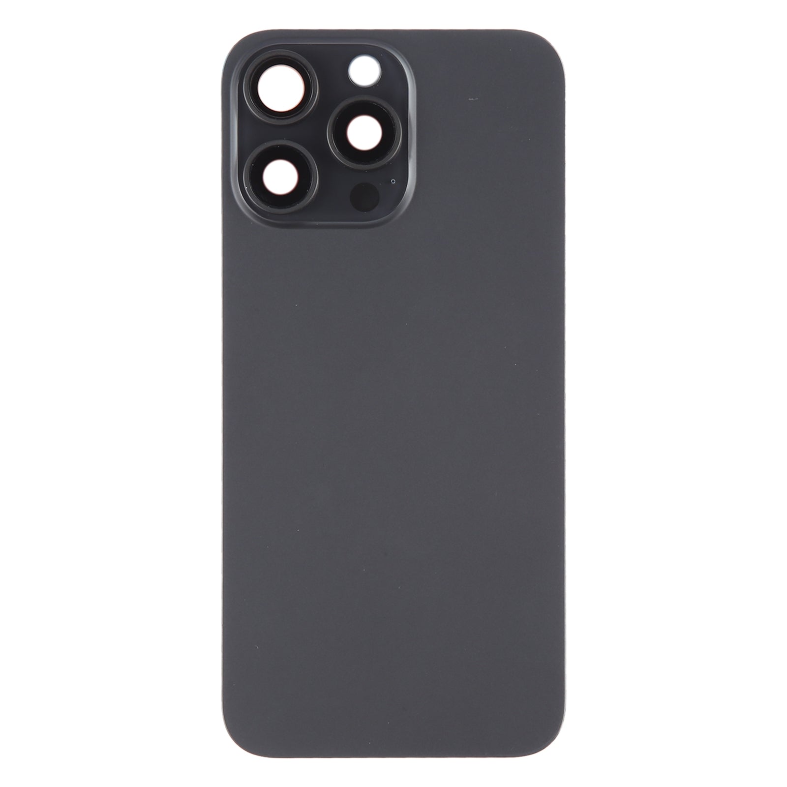 Tapa Bateria Back Cover + Lente Camara Apple iPhone 15 Pro Max Negro