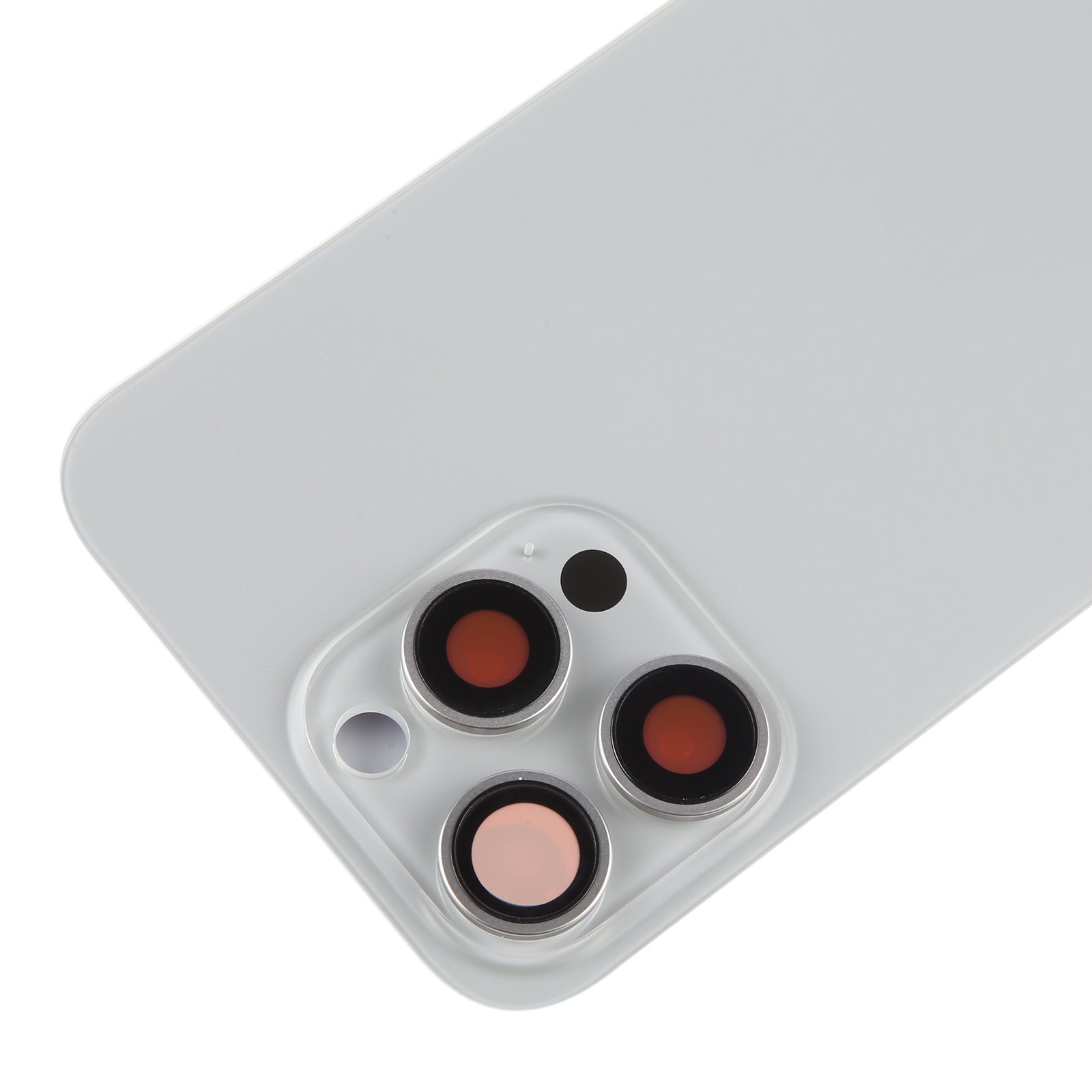 Tapa Bateria Back Cover + Lente Camara Apple iPhone 15 Pro Max Titanio