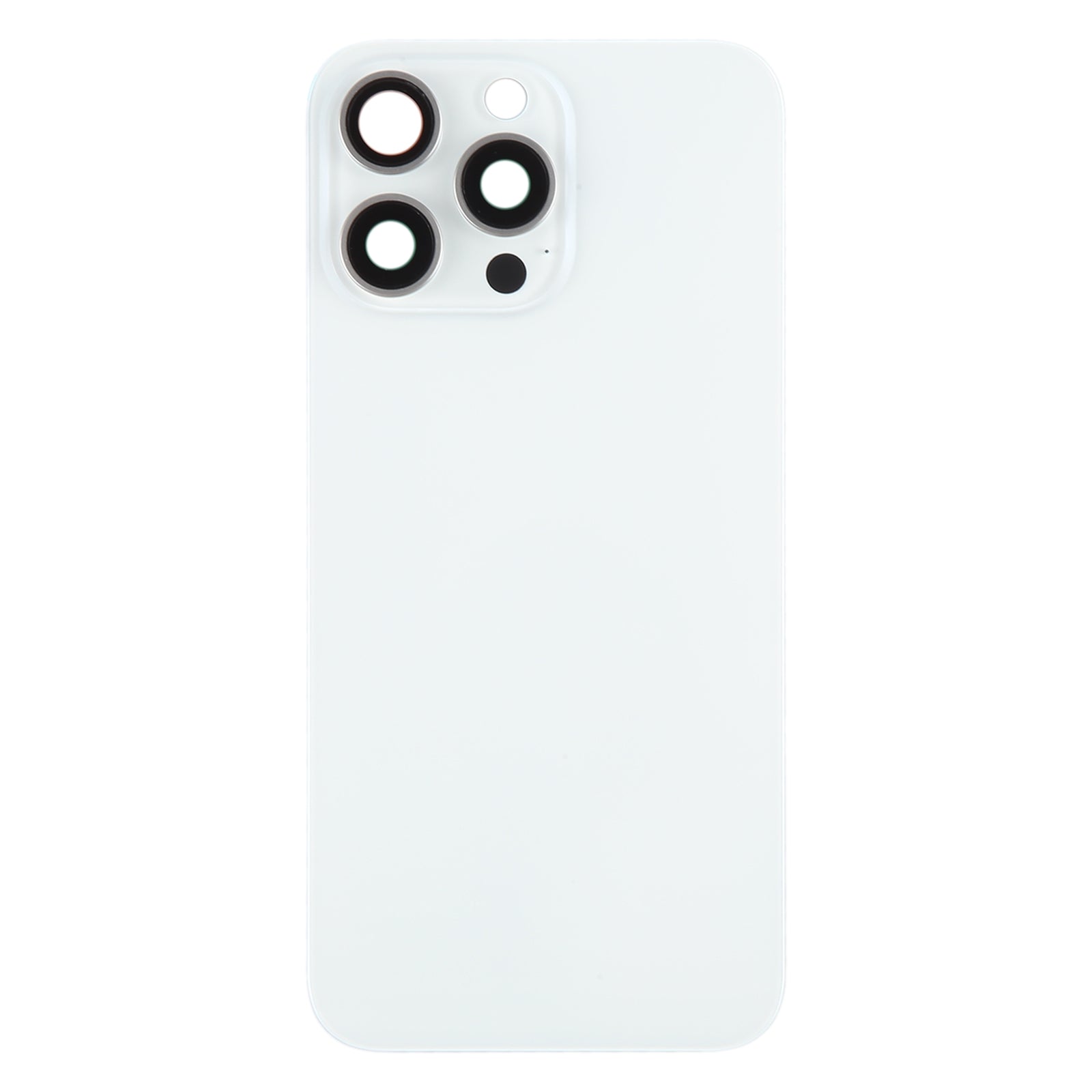 Tapa Bateria Back Cover + Lente Camara Apple iPhone 15 Pro Max Blanco